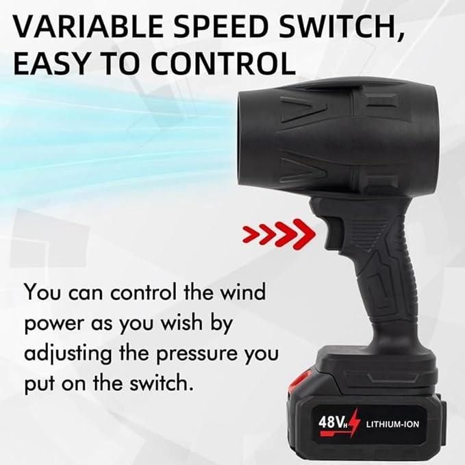 Cordless Turbo Jet Blower – Powerful Handheld Electric Air Blower