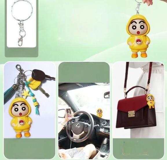 Shinchan Face Changing Keychain