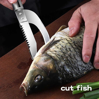 Fish Scaler Scrapper 3-in-1