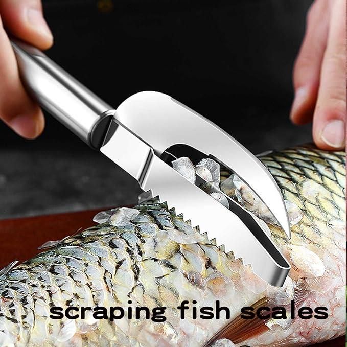 Fish Scaler Scrapper 3-in-1