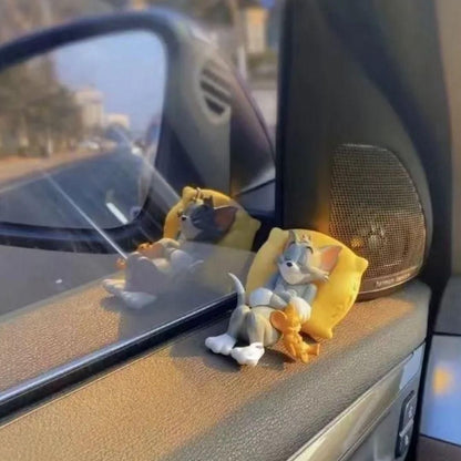Tom & Jerry Cute Sleeping Car Interior Accessory
