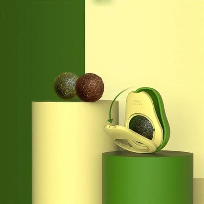 Catnip Minty Avocado Ball Toy